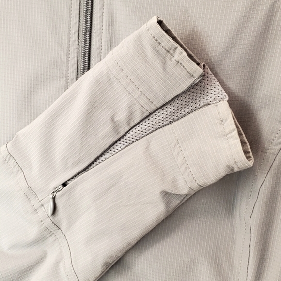 ANNIKA CUTTER & BUNK LIGHTWEIGHT GREY GOLF JACKET SZ L - Picture 6 of 13